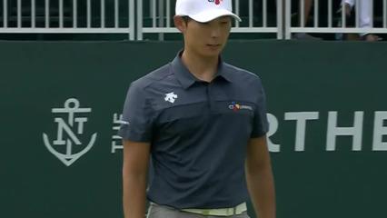 Whee Kim’s 26-foot birdie putt at THE NORTHERN TRUST