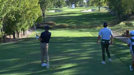 Frankie Capan III sticks tee shot to set up birdie at Nationwide Children's
