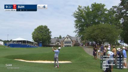 Justin Suh pours in 25-foot birdie putt at Wyndham