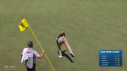 Cristobal Del Solar makes birdie on No. 14 at John Deere