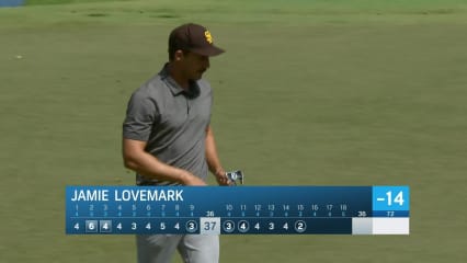 Jamie Lovemark makes birdie at Simmons Bank Open