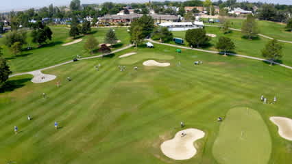Players utilize state-of-the-art practice facility during the Utah Championship