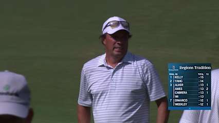 Stephen Ames makes birdie on No. 2 at Regions Tradition