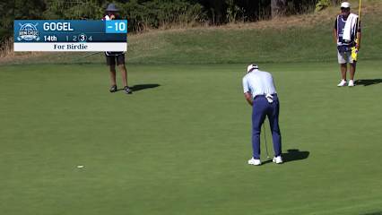 Matt Gogel makes birdie on No. 14 at Boeing Classic