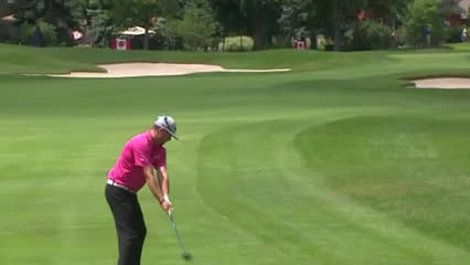 Robert Garrigus’ 222-yard approach sets up eagle putt at RBC Canadian