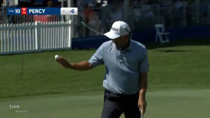 Cameron Percy's nice approach leads to birdie at Wyndham