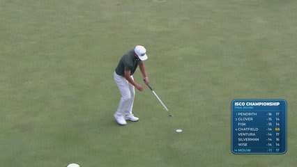 William Mouw drains 5-foot birdie putt on No. 18 at ISCO Championship