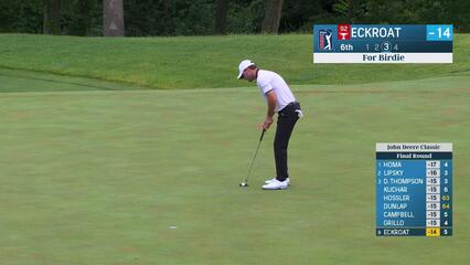 Austin Eckroat makes birdie on No. 6 at John Deere
