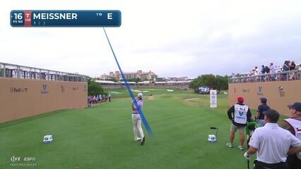 Mac Meissner hits tee shot to 4 feet, sets up birdie on No. 16 at Valero