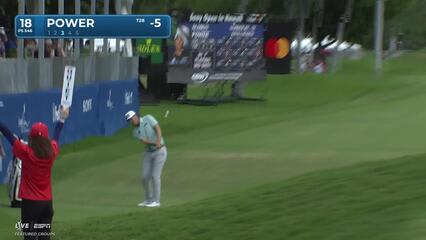 Seamus Power sinks 7-foot birdie putt on No. 18 at Sony Open
