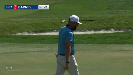 Erik Barnes makes 14-foot putt for birdie at Honda