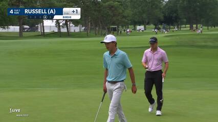 Miles Russell's front-nine highlights from Round 2 at Rocket Mortgage