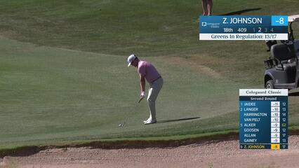Zach Johnson makes birdie on No. 18 at Cologuard Classic