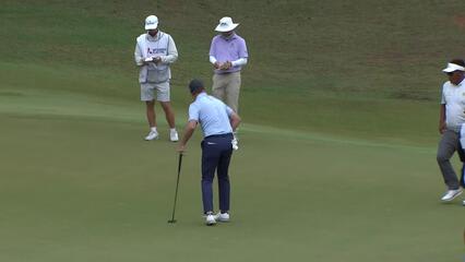 Zach Johnson makes birdie on No. 6 at Mitsubishi Electric Classic