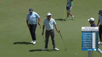 Team Wright/Appleby makes birdie on No. 16 at American Family Insurance Championship