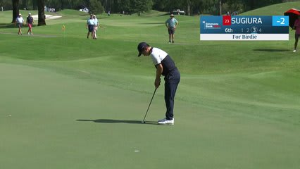 Yuta Sugiura makes birdie on No. 6 at Simmons Bank Open