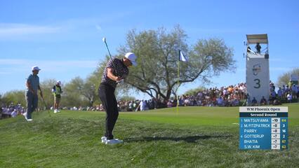 Jordan Spieth makes birdie on No. 3 at WM Phoenix Open