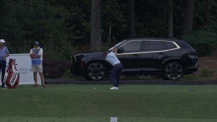 John Augenstein sticks tee shot to set up birdie at BMW Charity Pro-Am