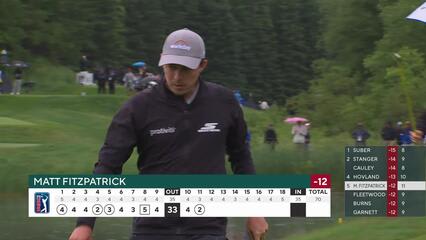 Matt Fitzpatrick sinks 21-foot birdie putt on No. 11 at RBC Canadian