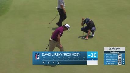 Hoey/Lipsky makes birdie on No. 13 at Zurich Classic