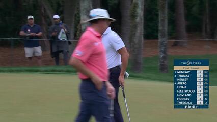 Taylor Moore sinks 10-foot birdie putt on No. 6 at THE PLAYERS
