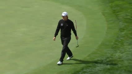 Emiliano Grillo’s 62-foot birdie putt at Hotel Fitness