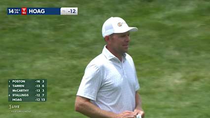Bo Hoag's 17-foot birdie putt from fringe at John Deere