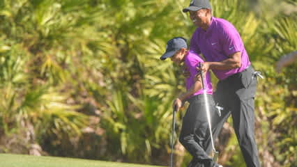 Charlie Woods’ first-ever eagle leads Shots of the Week