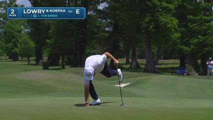 Koepka/Lowry makes birdie on No. 2 at Zurich Classic