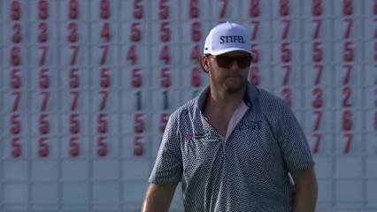 Harry Higgs rolls in birdie putt at Nationwide Children's