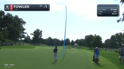 Rickie Fowler's 183-yard approach sets up birdie on No. 4 at BMW Championship