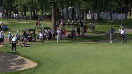 Greg Chalmers buries long birdie putt from fringe at Ally Challenge