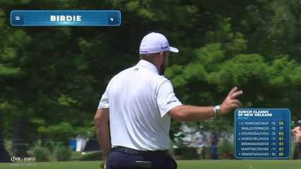 Koepka/Lowry holes out for birdie from 20-feet on No. 3 at Zurich Classic