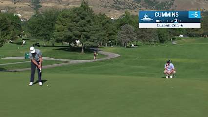 Quade Cummins pours in birdie putt at Utah Championship