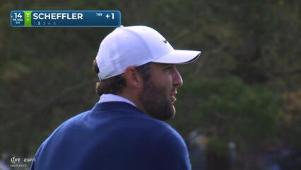 Scottie Scheffler hits 257-yard approach to 35 feet, sets up birdie on No. 14 at AT&T Pebble Beach