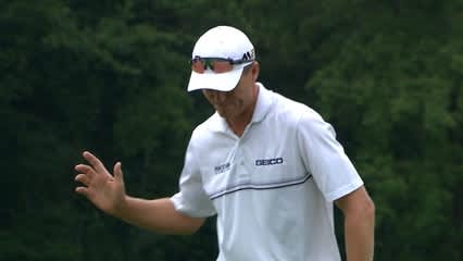 John Senden makes long-range birdie putt at Zurich
