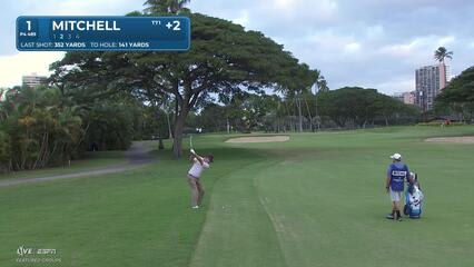 Keith Mitchell sinks 32-foot birdie putt on No. 1 at Sony Open