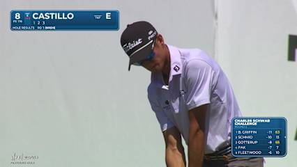 Ricky Castillo makes birdie on No. 8 at Charles Schwab