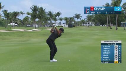 Cameron Champ makes birdie on No. 14 at Puerto Rico