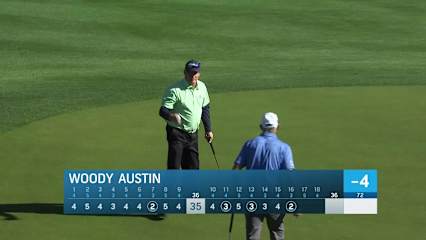 Woody Austin makes birdie on No. 16 at Cologuard