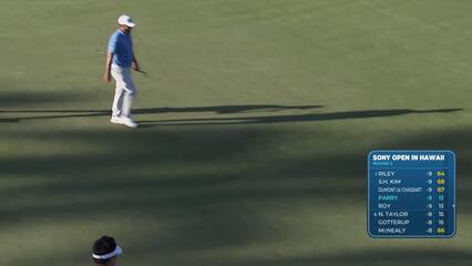 John Parry sinks a 45-foot birdie putt on No. 13 at Sony Open