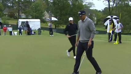 Norman Xiong birdies No. 9 at Sanderson Farms