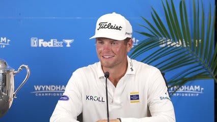 Michael Brennan's comments after winning Wyndham Championship