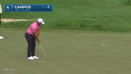 Rafael Campos makes birdie on No. 4 at 3M Open