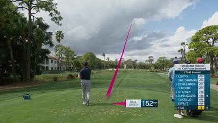 Steven Fisk's 237-yard drive leads to 6-foot birdie putt on No. 7 at Cognizant Classic