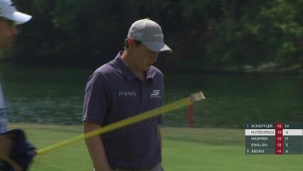 Matt Fitzpatrick taps in for birdie on No. 5 at RBC Heritage