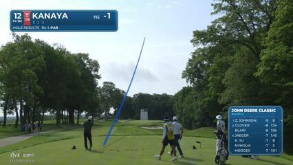 Takumi Kanaya sinks 16-foot putt for birdie on No. 12 at John Deere