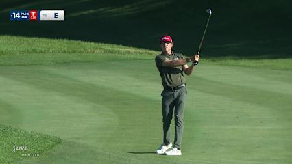 Ricky Barnes makes birdie on No. 14 at John Deere