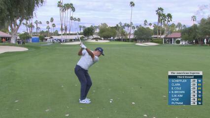 Si Woo Kim makes birdie putt on No. 4 at The American Express