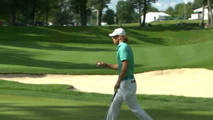 Andrew Loupe's dialed-up tee shot on No. 7 at John Deere